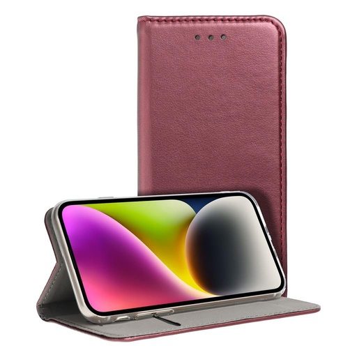 Samsung Galaxy A54 5G smart magneto magnetický knížkové pouzdro (Vínová)
