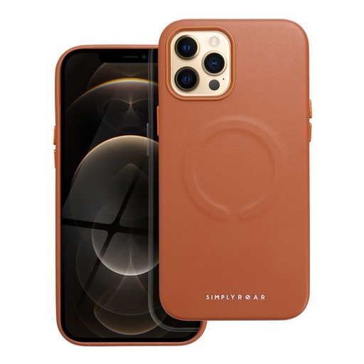 Apple iPhone 12 Pro Max Roar Leather magsafe zadní kryt (hnědá)