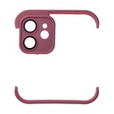 Apple iPhone 12 Mini Bumpers tok kameravédelemmel (Cseresznye)