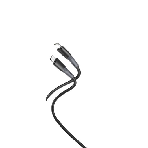 XO NB-Q226A USB-C–Lightning datový kabel (Černá) – 1 m, 27W