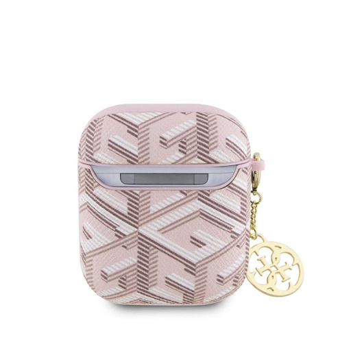 Guess PU G Cube Charm pouzdro AirPods 1/2 (Růžová) - GUA2PGCE4CP