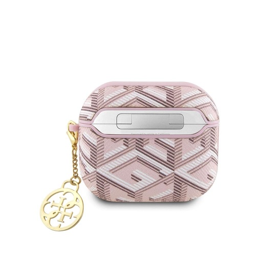 Guess PU G Cube Charm pouzdro AirPods 3 (Růžová) - GUA3PGCE4CP