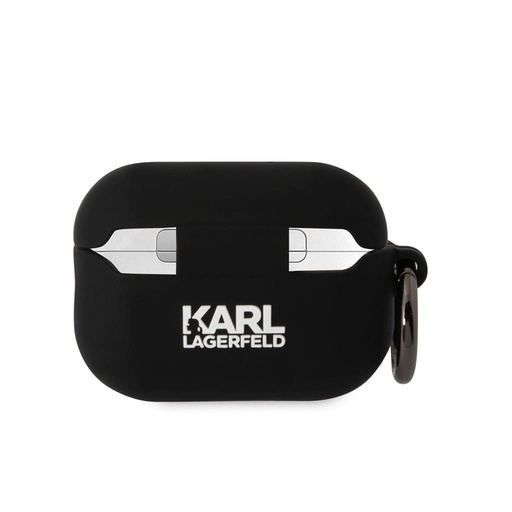 Karl Lagerfeld 3D Logo NFT Karl and Choupette Silicone pouzdro AirPods Pro 2 (Černá) - KLAP2RUNKC