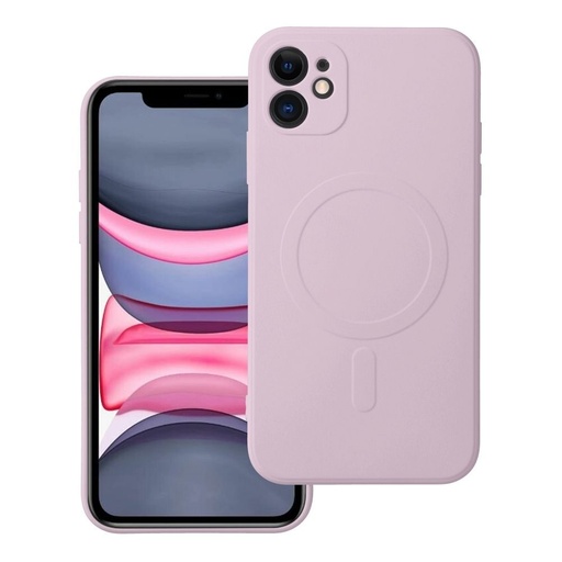Apple iPhone 11 Silicone mag cover magsafe zadní kryt (Růžová)