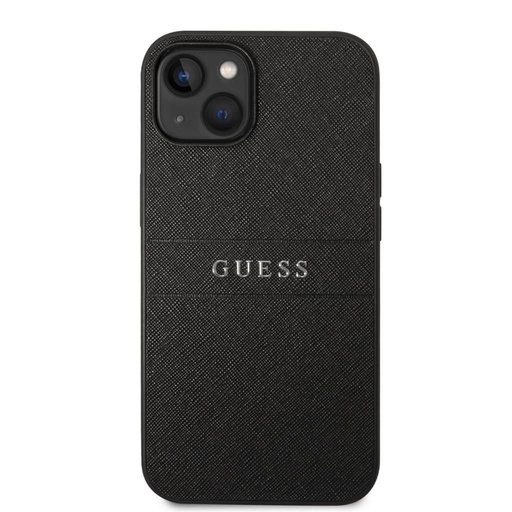 Apple iPhone 14 Guess PU Leather Saffiano pouzdro (Černá) - GUHCP14SPSASBBK