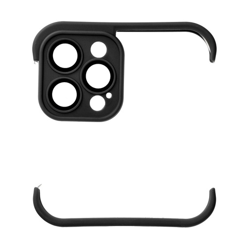 Apple iPhone 12 Pro Mini Bumpers pouzdro s ochranou kamery (Černá)