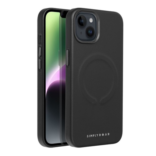 Apple iPhone 14 Pro Roar Leather magsafe zadní kryt (Černá)