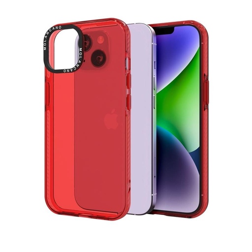 Apple iPhone 14 Pro MOLAN CANO rainbow TPU zadní kryt (Červená)