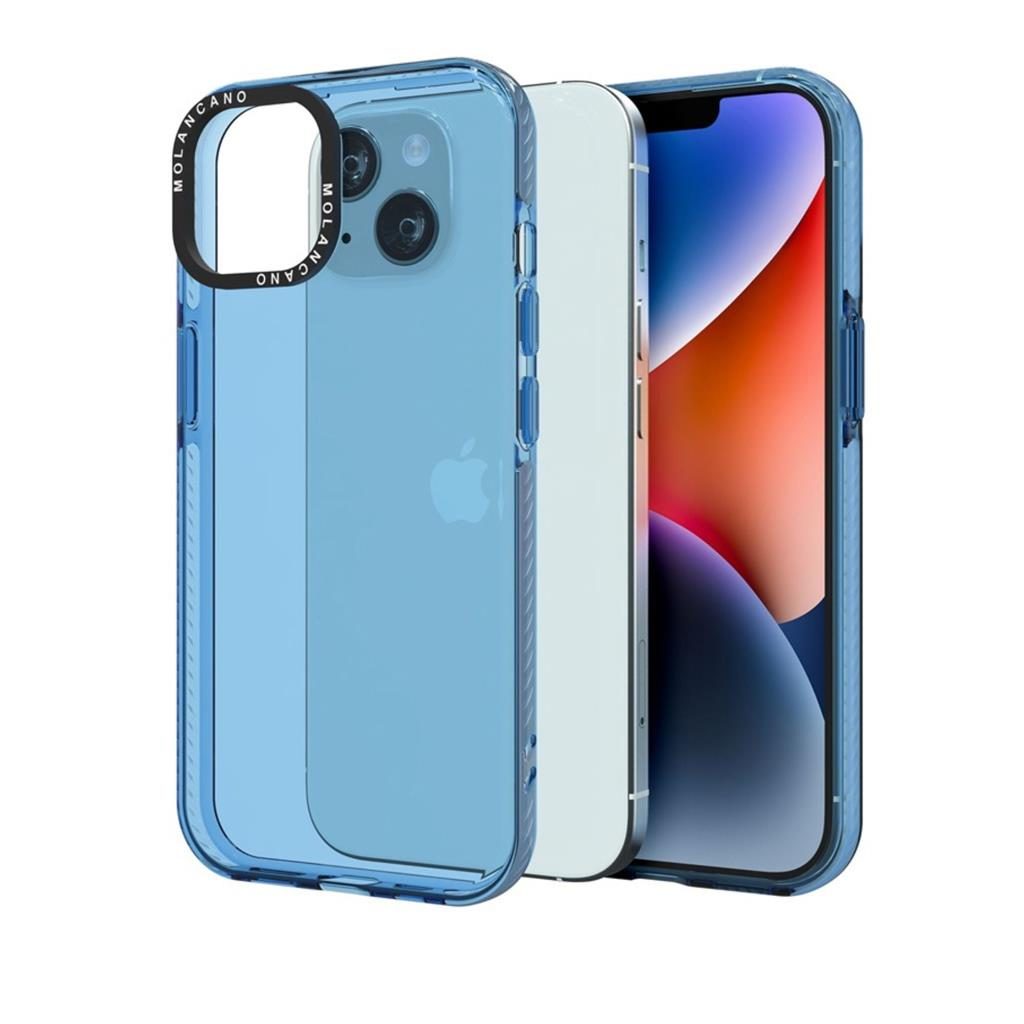 Apple iPhone 13 MOLAN CANO rainbow TPU hátlap tok (Kék)