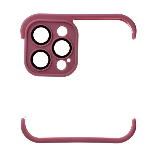 Apple iPhone 12 Pro Mini Bumpers pouzdro s ochranou kamery (Třešeň)