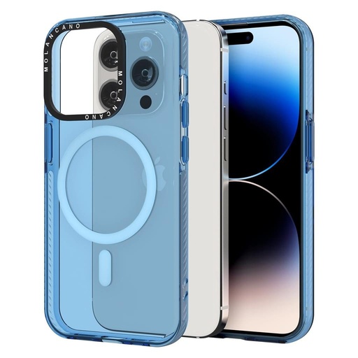 Apple iPhone 14 Pro MOLAN CANO rainbow TPU MAGSAFE zadní kryt (Modrá)