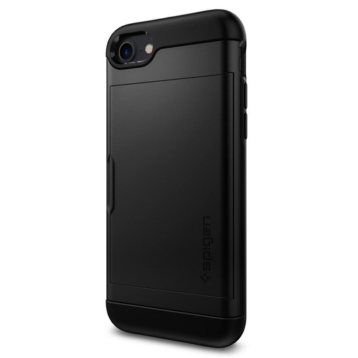 Apple iPhone 7 / iPhone 8 / iPhone SE 2020 / iPhone SE 2022 Spigen slim armor CS odolný proti nárazu zadní kryt (Černá)