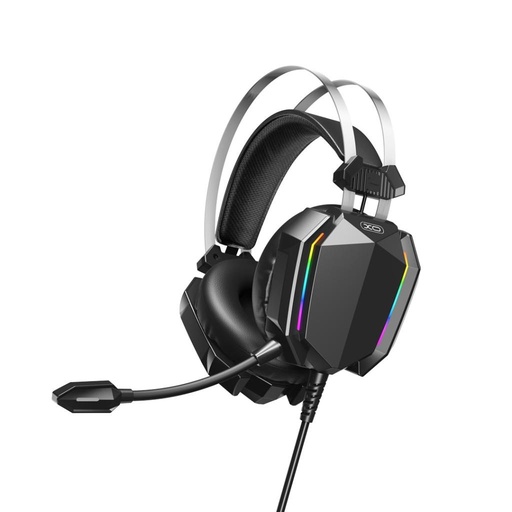 XO GE-07 gamer stereo sluchátka s mikrofonem černá