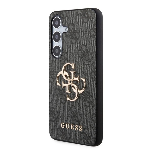 Samsung Galaxy S24+ Guess PU 4G Metal Logo pouzdro (Šedá) - GUHCS24M4GMGGR