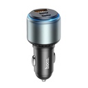 Hoco NZ9 Autós töltő 95W összteljesítménnyel (Type-C1:65W,Type-C2:30W,USB-A:18W) fekete