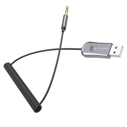 Borofone BC44 bluetooth adapter USB-A-Jack 3,5mm šedá