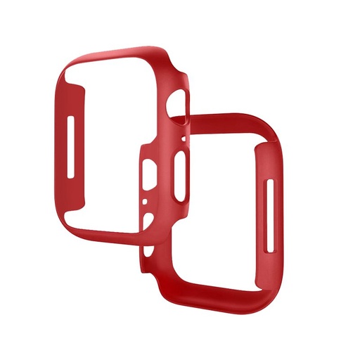 Apple Watch 7 41mm / Watch 8 41mm Hoco WS6 Shadow series pouzdro (Červená)