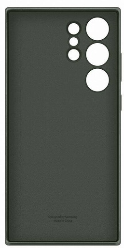 Samsung Galaxy S23 Ultra Leather pouzdro (Zelená)