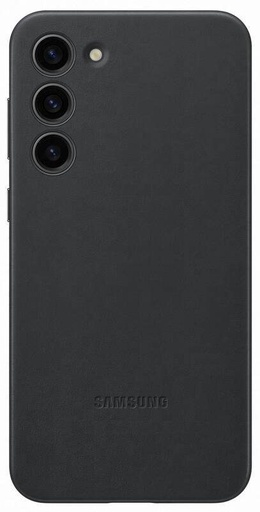 Samsung Galaxy S23+ Leather pouzdro (Černá)
