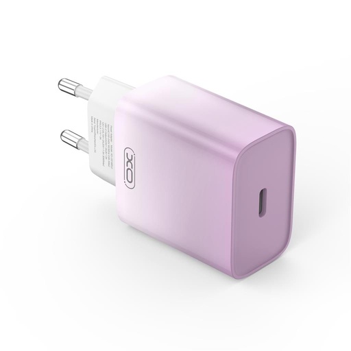 XO CE18 PD 30W rychlonabíječka (Fialová) – USB-C konektor