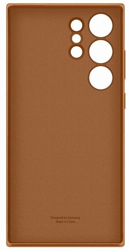 Samsung Galaxy S23 Ultra Leather pouzdro (Hnědá)