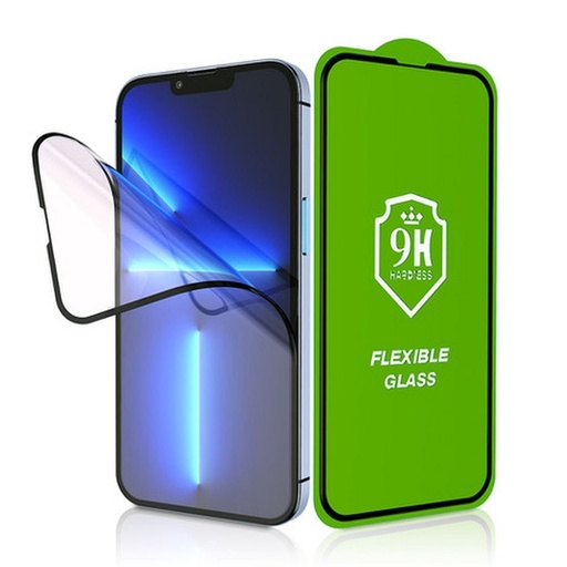 Samsung Galaxy A34 5G 5D flexibilní hybrid tvrzené sklo průhledný (černá s okrajem)