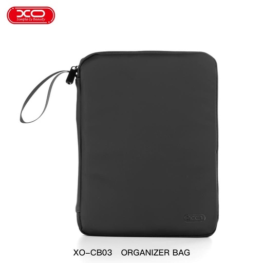 XO CB03 taška 10,9" s úhlopříčkou displeje s pro tablet, vnitřní s kapsou a různé příslušenství pro uložení (Černá)