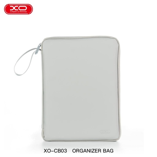 XO CB03 taška 10,9" s úhlopříčkou displeje s pro tablet, vnitřní s kapsou a různé příslušenství pro uložení (Šedá)