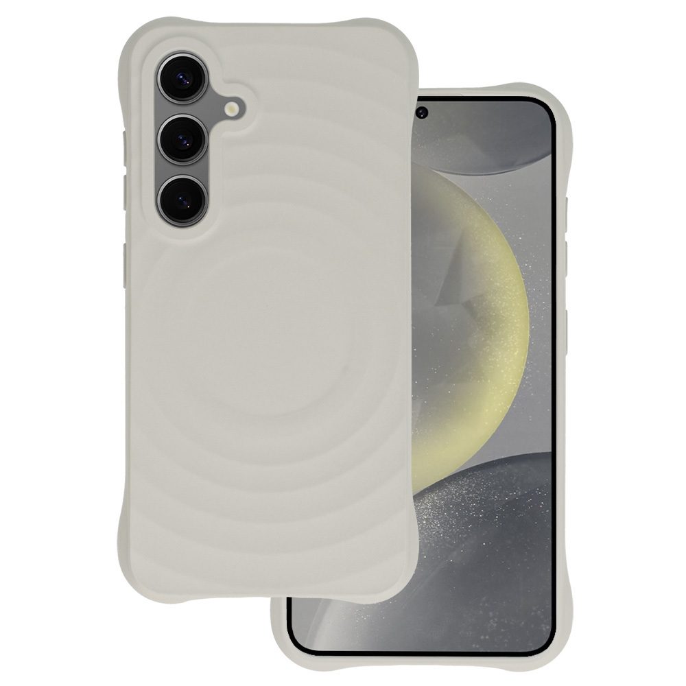 Samsung Galaxy S24 Plus Tel Protect Wave magsafe hátlap tok (Szürke)