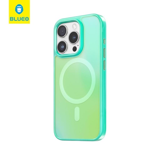 Apple iPhone 15 Pro Max BLUEO APE Aurora magsafe zadní kryt (Zelená)