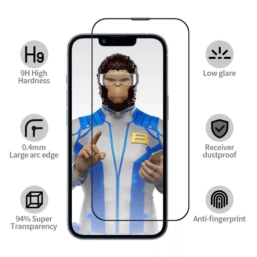 Apple iPhone 15 Pro BLUEO Ultra průhledný antireflexní prémiový tvrzené sklo průhledný