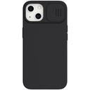 Apple iPhone 13 / iPhone 14 Nillkin Silky MagSafe hátlap tok (Fekete)