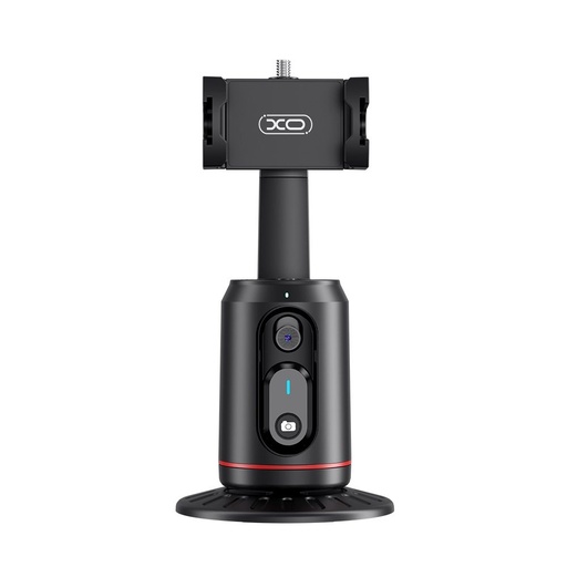 XO SS16 AI Bluetooth selfie tyč (Černá) – dva LED světlo, sledování obličeje, automatický ovládání