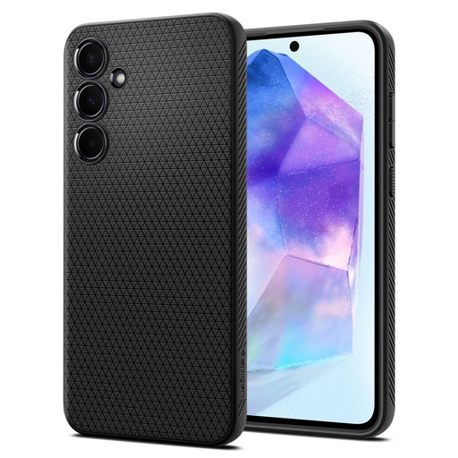 Samsung Galaxy A55 Spigen liquid air prémiový zadní kryt Černá