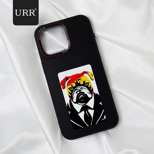 Apple iPhone 15 Pro Max NFC E-ink barevný DIY pouzdro na displej 4-barevný Černá