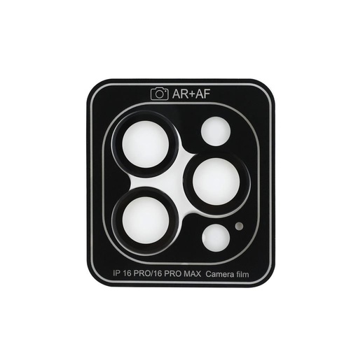 Apple iPhone 16 Pro / Pro Max Guess Kov ochrana čočky (Černá) - GUCL163SAGK