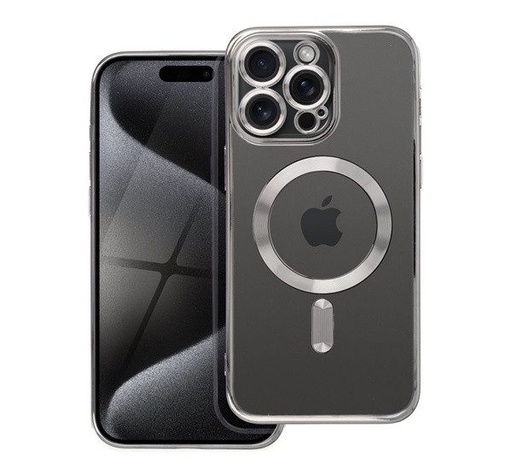 Apple iPhone 16 Pro Color Chrome Magsafe zadní kryt (Stříbrná)