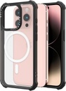 Apple iPhone 16 Plus MOLAN CANO HN7 Magsafe strapabíró hátlap tok (Fekete)