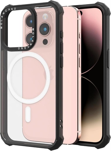 Apple iPhone 16 Plus MOLAN CANO HN7 Magsafe odolný zadní kryt (Černá)