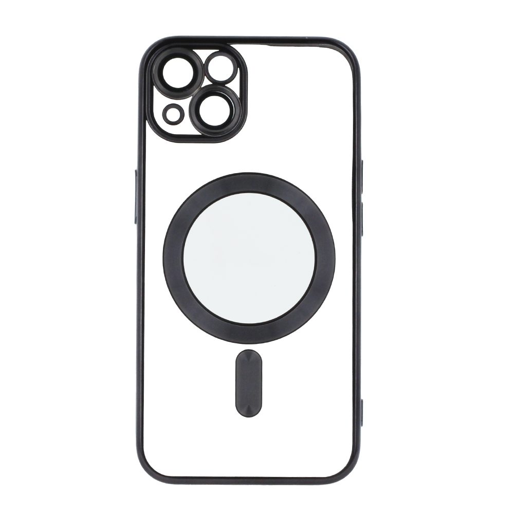 Apple iPhone 13 Color Chrome Magsafe hátlap tok (Fekete)