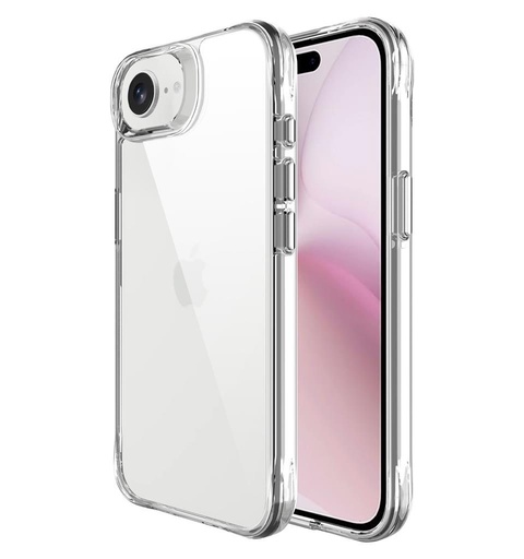 Apple iPhone 16e TOKO Pure zadní kryt (Průhledný)