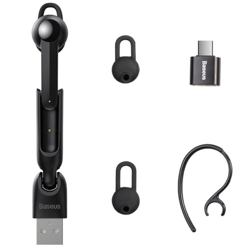 Baseus NGA05 bluetooth headset, BT 5.0, černá