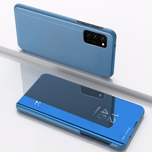 Samsung Galaxy A16 4G / Galaxy A16 5G Průhledný view knížkové pouzdro (Modrá)