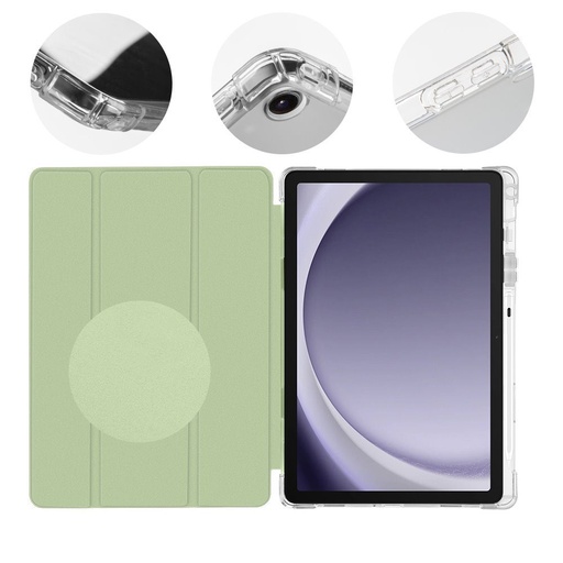 Samsung Galaxy Tab A9+ 11.0 OBAL:ME MistyTab tablet pouzdro (Světle zelená)