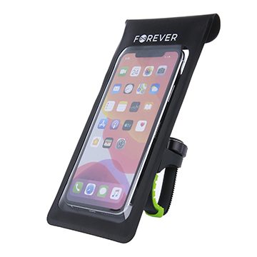 Forever Outdoor BH-130 vodotěsný kolo držák na telefon (Černá)