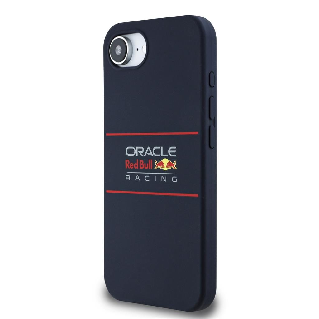 Apple iPhone 16e Red Bull Silicone Horizontal Logo MagSafe tok (Tengerészkék) – RBHMPSE424SIHSRV