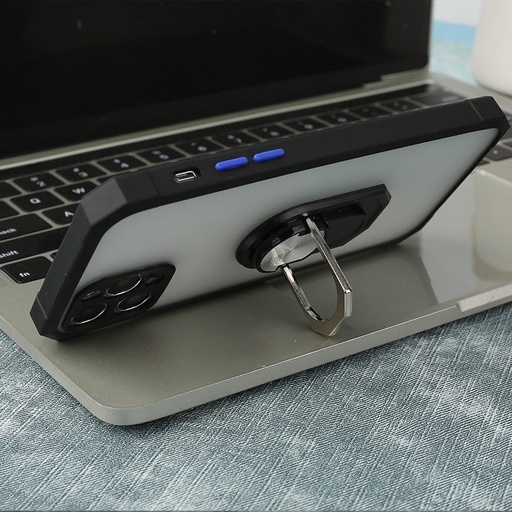 Apple iPhone 7/8/SE 2020/ SE 2022 defender bumper ring zadní kryt (Černá)