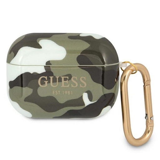 AirPods Pro Guess Camo pouzdro (Khaki) - GUAPUCAMA