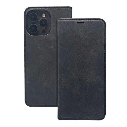Honor 400 Lite Smart Sued knížkové pouzdro (Černá)