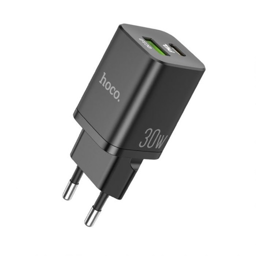 Hoco N13 síťový rychlonabíjecí (QC, PD), PD 30W + QC 3.0, černá